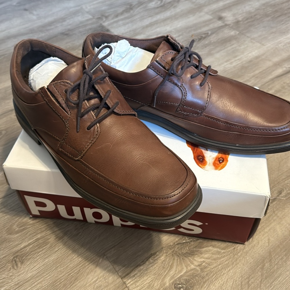 Hush Puppies Brown Dress Shoes